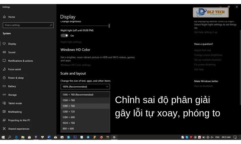 Nguyên nhân gây lỗi màn hình máy tính xoay ngang, dọc