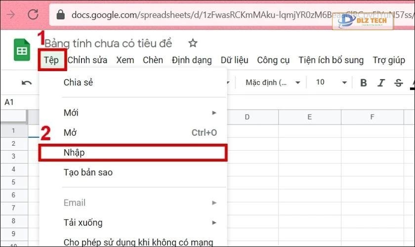 Nhập dữ liệu từ file có sẵn