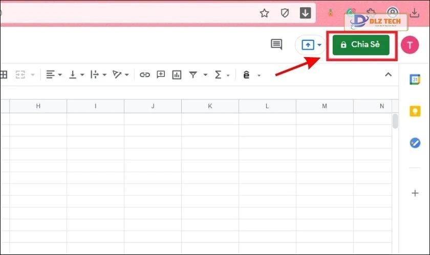 Chia sẻ Google Sheets