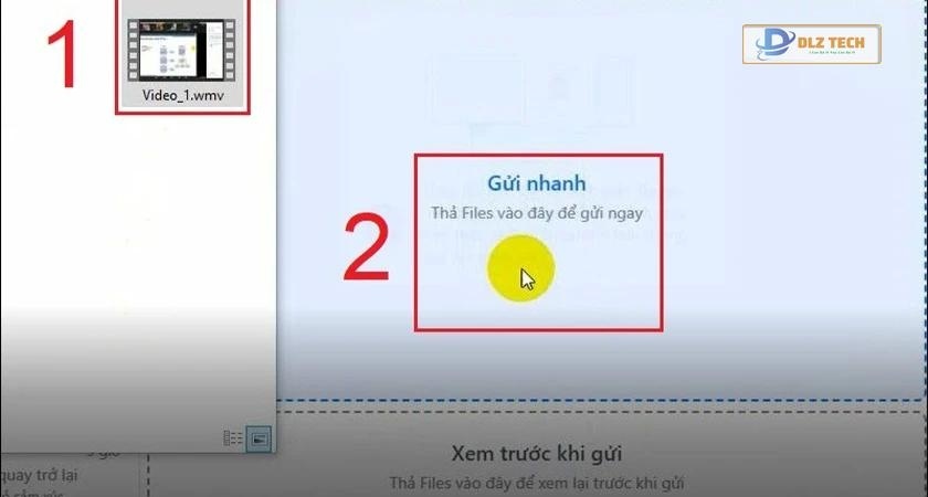 gửi video dung lượng lớn trên zalo qua điện thoại, máy tính