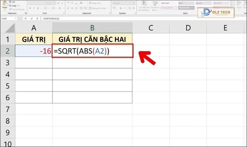 Bài toán minh họa về cách thực hiện phép tính căn bậc 2