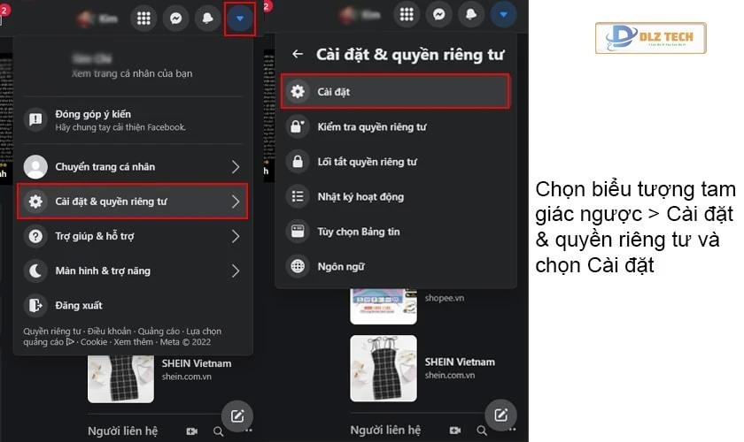 Bỏ chặn bạn bè từ trình duyệt Facebook