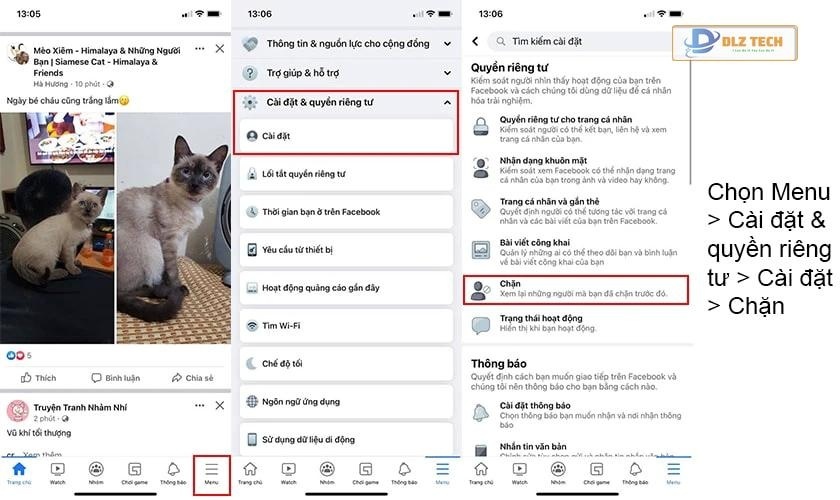 Bỏ chặn bạn bè trên Facebook