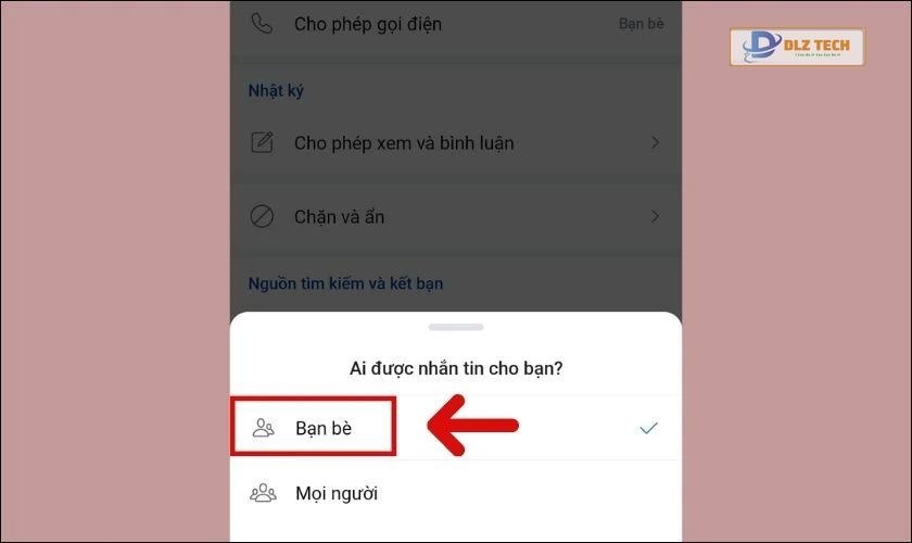 Chọn Bạn bè