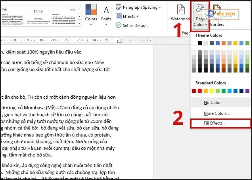 cách chèn ảnh vào word làm nền siêu dễ