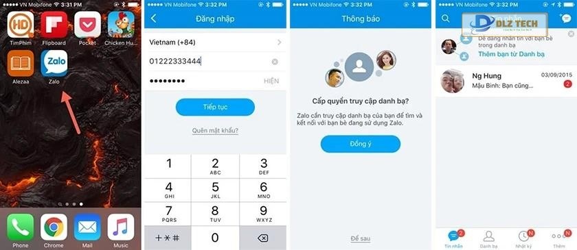 cách đăng nhập zalo bằng mã qr trên điện thoại