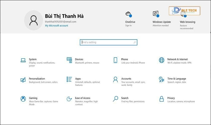 Cách mở chuột laptop bị khóa trên Windows 11