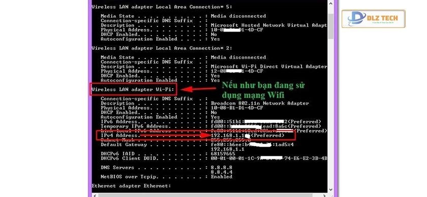 Cách kiểm tra IP bằng lệnh CMD trên máy Win 10