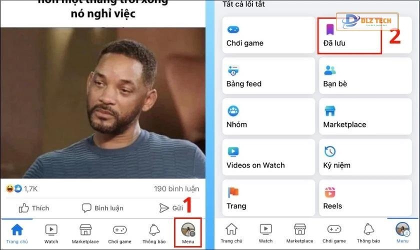 hướng dẫn xem video đã lưu trên facebook