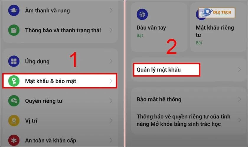 Cách xem mật khẩu Facebook trên Samsung