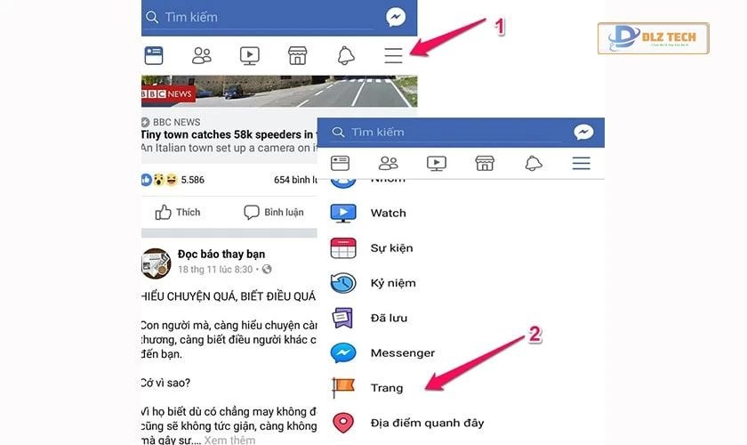Cách xóa trên fanpage