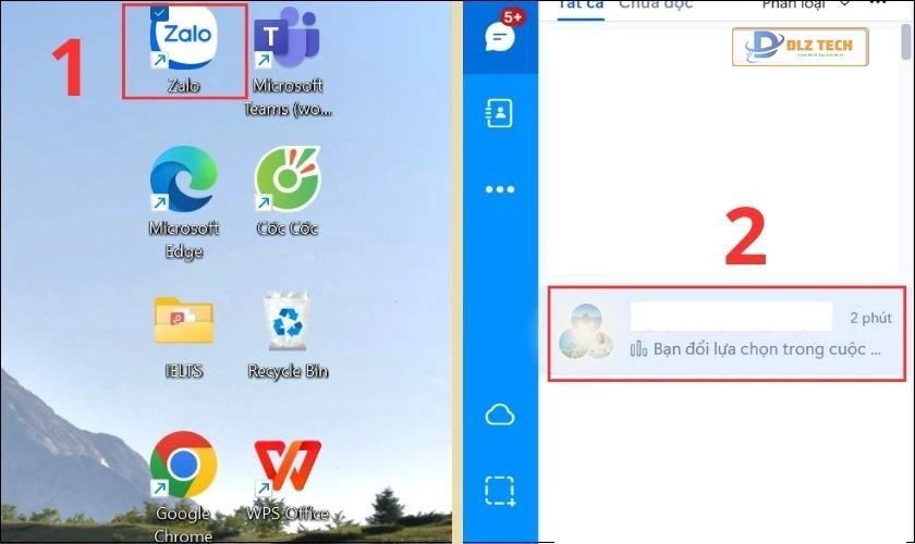 Xóa bình chọn trên máy tính