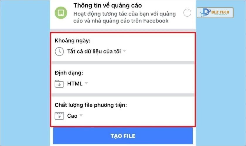Tùy chỉnh đầu mục tải về