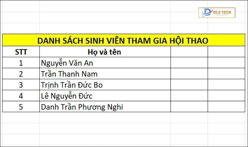 xóa khoảng trắng đầu dòng trong excel