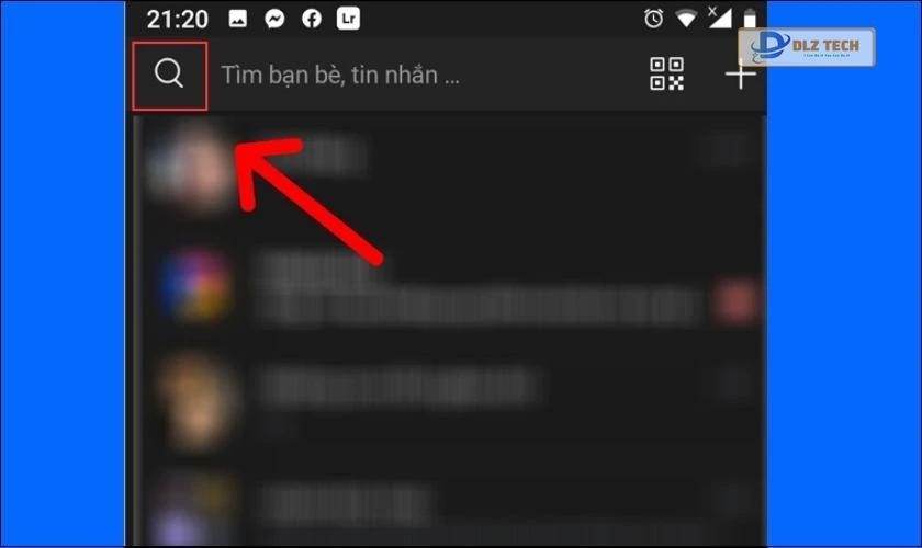 xóa lịch sử tìm kiếm trên zalo android