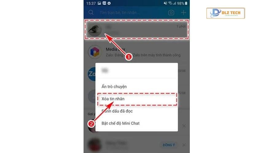 Kéo sang trái cuộc hội thoại