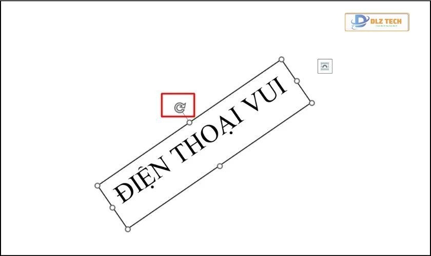 cách xoay ngang chữ trong word