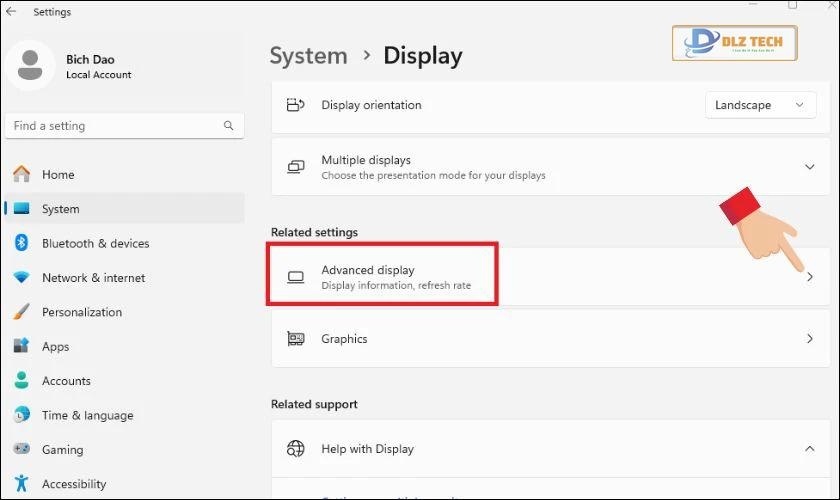 Cài đặt sai tần số quét khiến màn hình laptop bị tối mờ