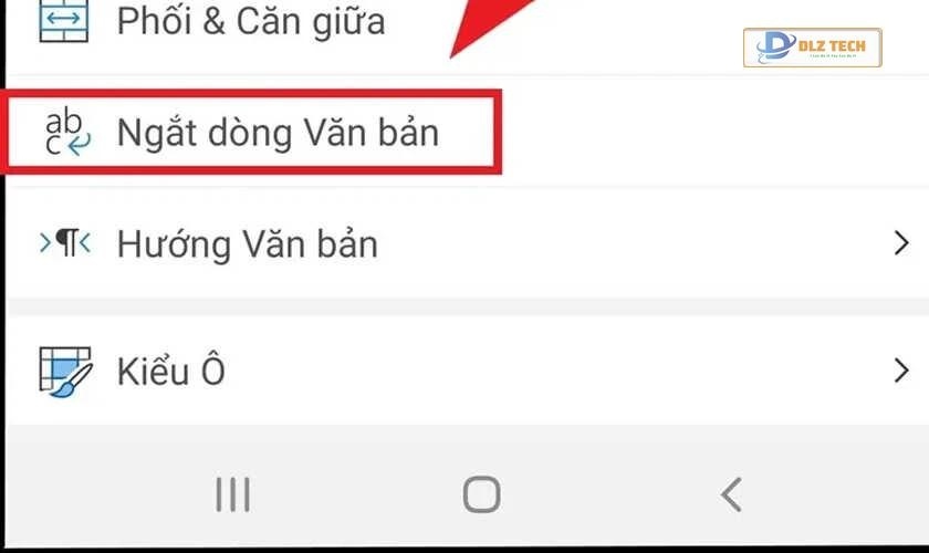 Cách xuống dòng excel trên iPad