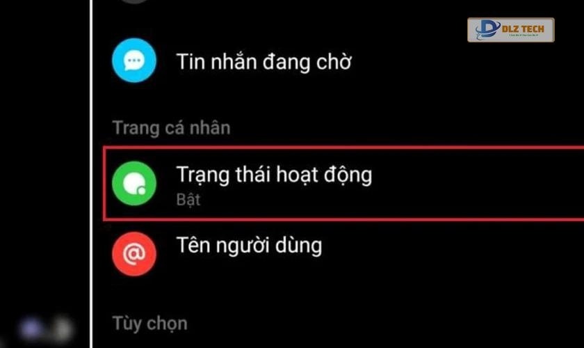 Cách tắt trạng thái online facebook trên điện thoại