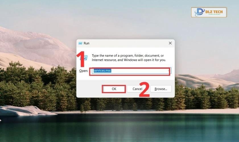 Cách tắt tường lửa Win 11 thông qua trình quản lý dịch vụ