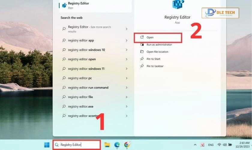 Cách tắt tường lửa bằng Registry Editor
