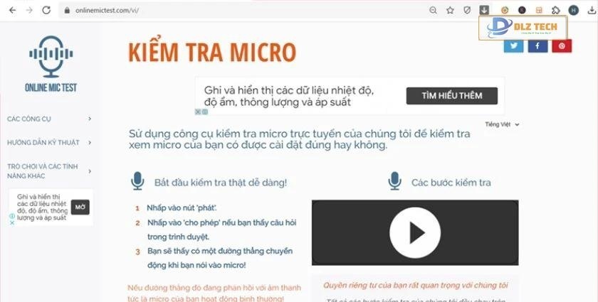 Test mic win 10 online