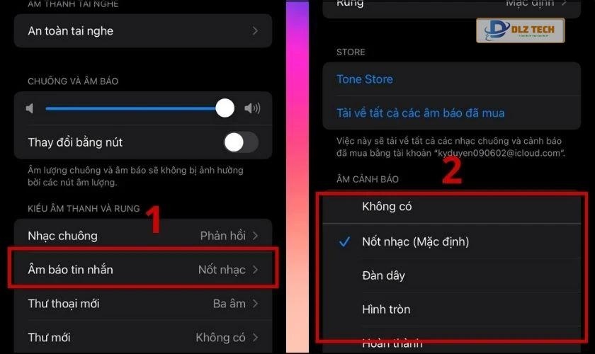 Cách thay đổi âm thanh thông báo Instagram trên iPhone 