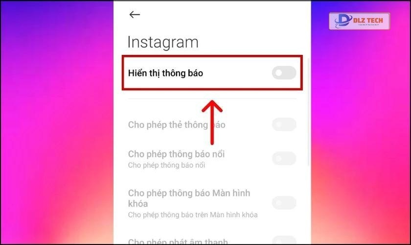 Có cách tắt âm thanh thông báo Instagram không?