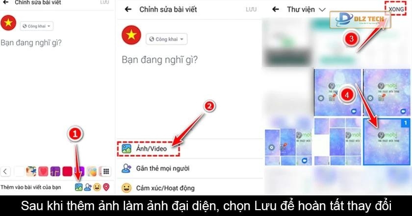 Lưu thay đổi ảnh