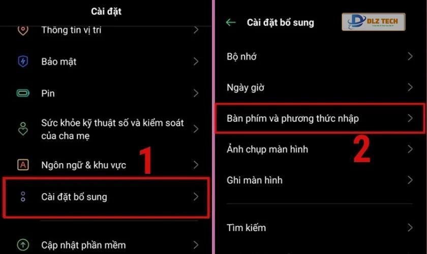 Cách thay đổi bàn phím trên điện thoại Android