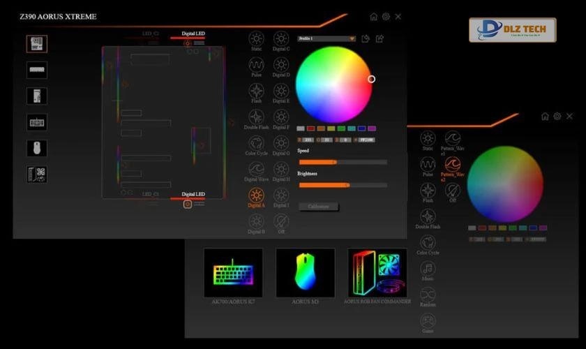Cách thay đổi màu đèn LED bàn phím laptop GIGABYTE