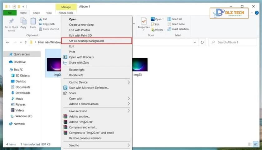 Đổi hình nền máy tính laptop trên Windows 11