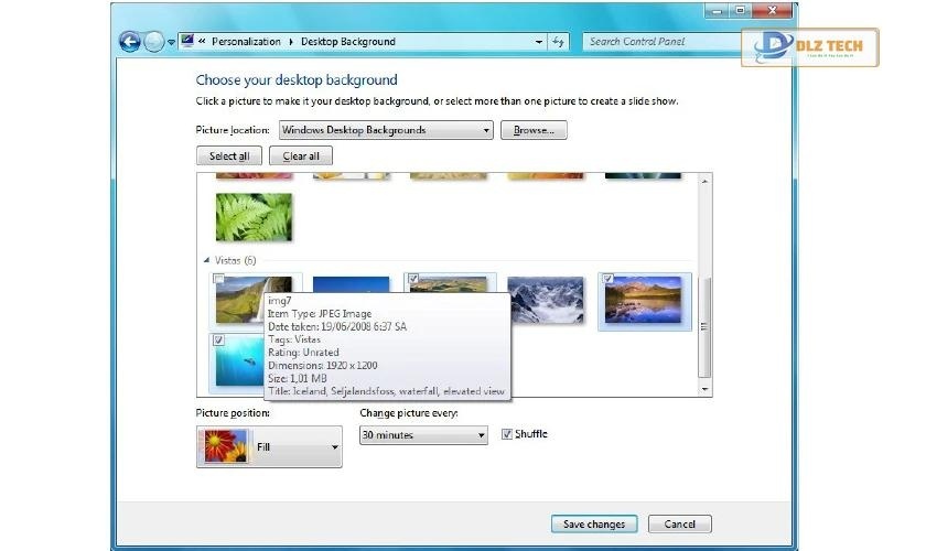 Cách thay đổi hình nền máy tính tùy chỉnh trên Desktop Background