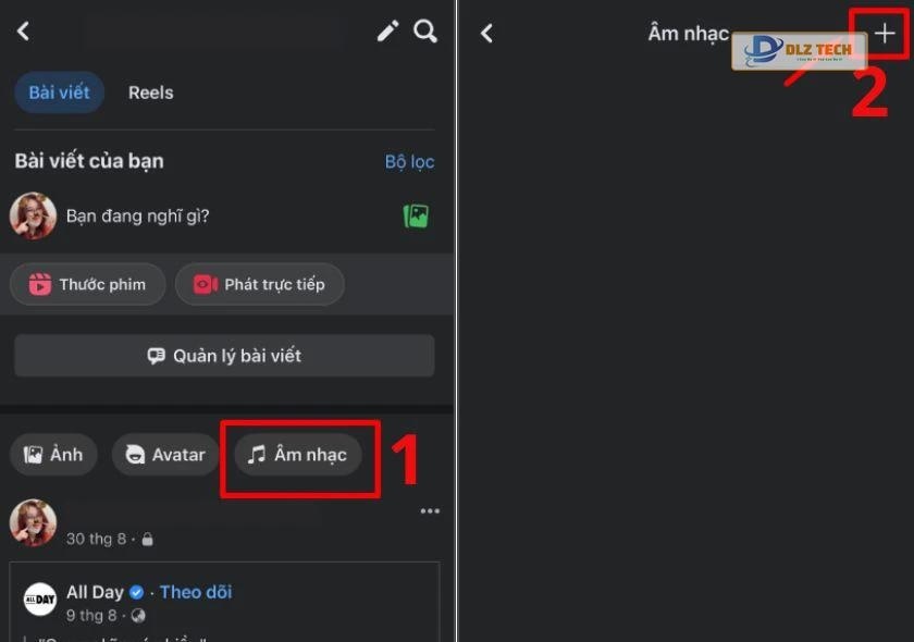 Cách thêm nhạc vào Facebook cá nhân