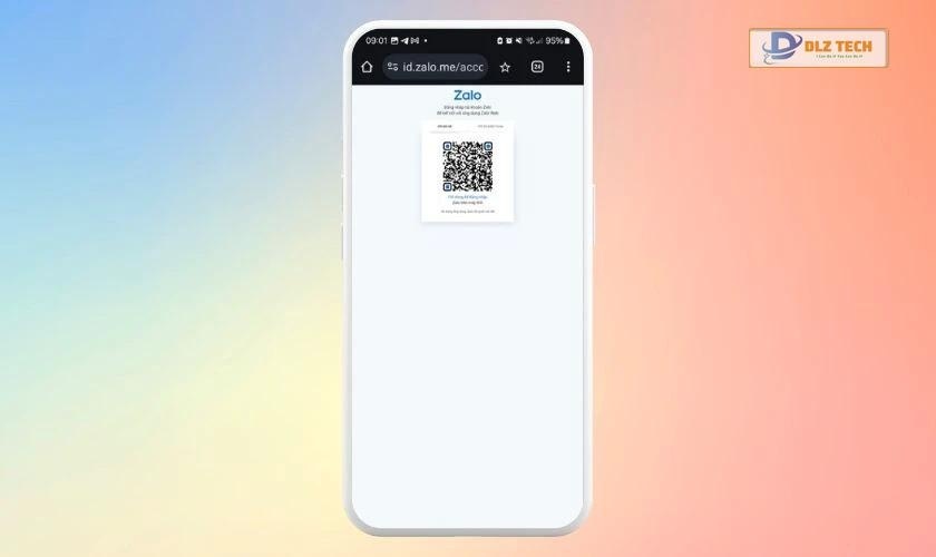 Truy cập mã QR trên Android