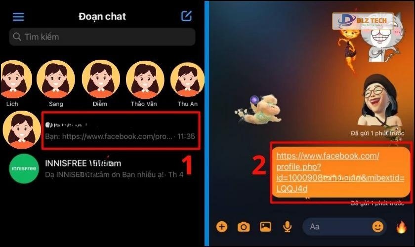 Cách kết bạn trên facebook bằng link