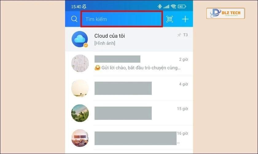 Nhập mã PIN khi ẩn trò chuyện