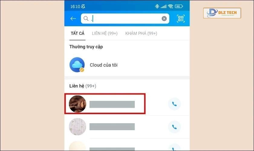 Các cuộc hội thoại hiện ra