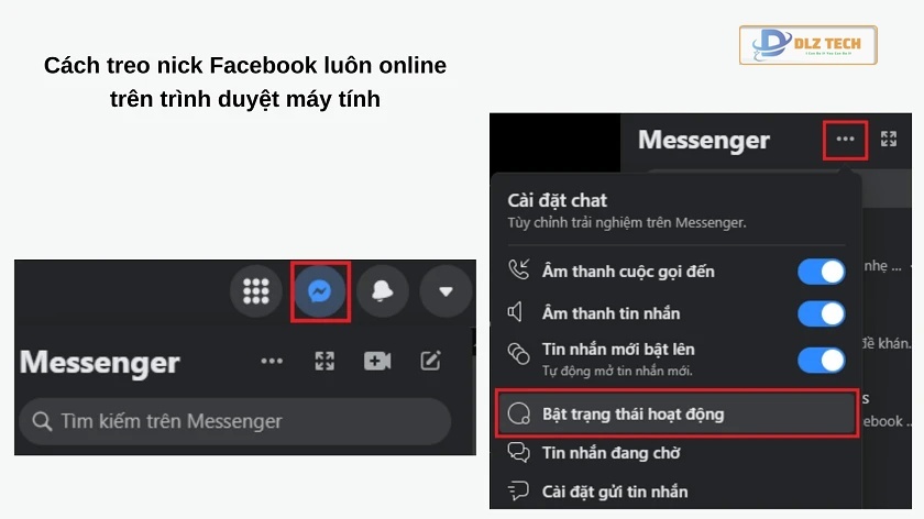 Treo nick Facebook trên máy tính / laptop