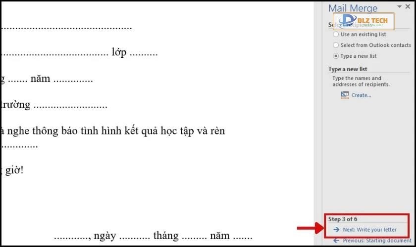 Chọn Next để tiếp tục