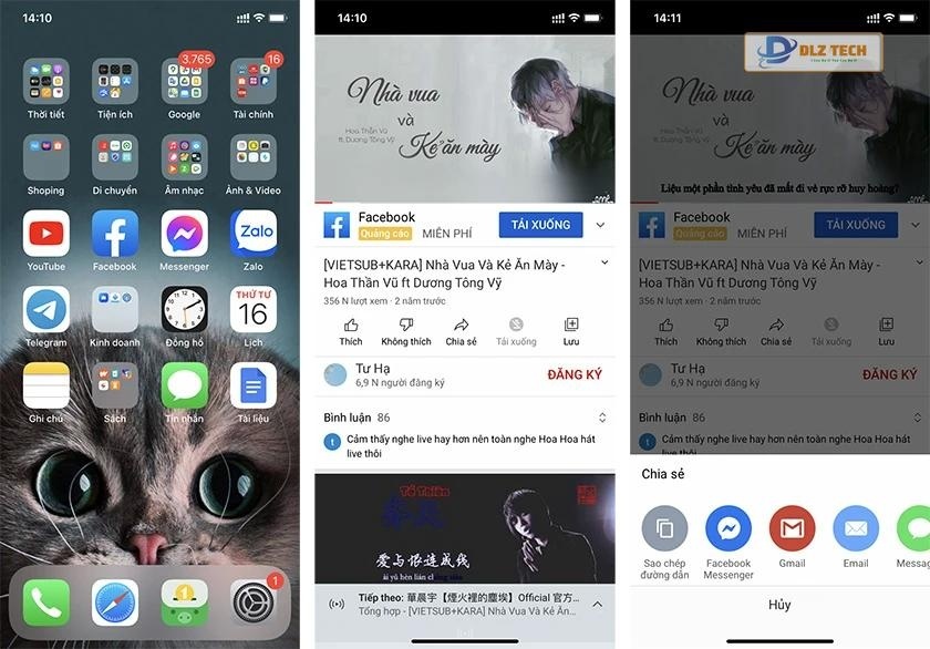 Cách tải nhạc từ Youtube về điện thoại iPhone qua ứng dụng Y2mate