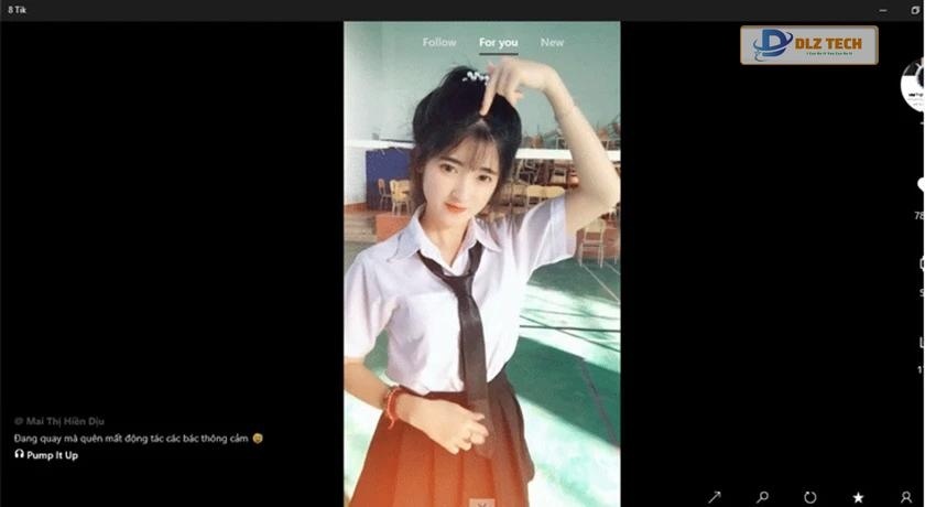 Mở ứng dụng TikTok trên máy tính