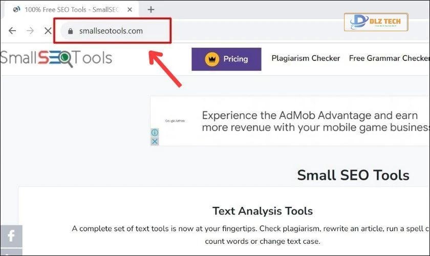 Truy cập SmallSEOTools để tải video