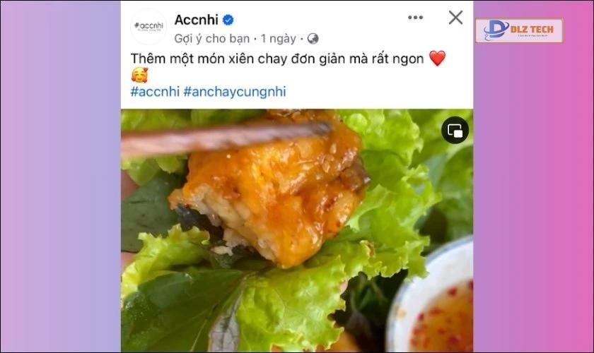 Mở Facebook và chọn video