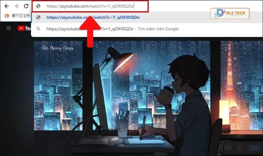 Sao chép đường liên kết của video cần tải về laptop