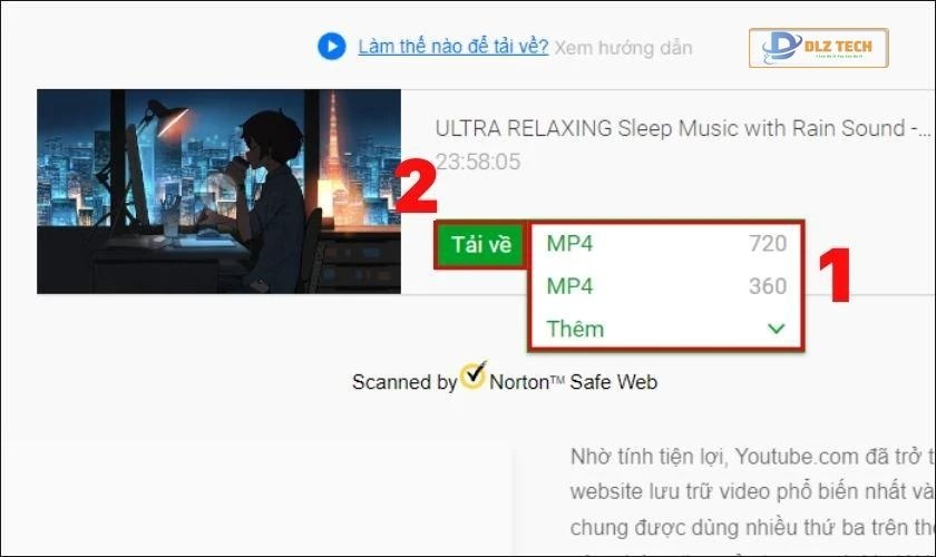 Hoàn tất tải video Youtube về máy