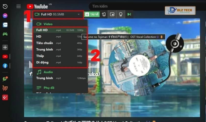 Cách tải video trên Youtube về laptop bằng Cốc Cốc