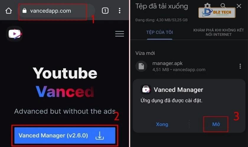 Cách tải YouTube Vanced APK trên điện thoại Android