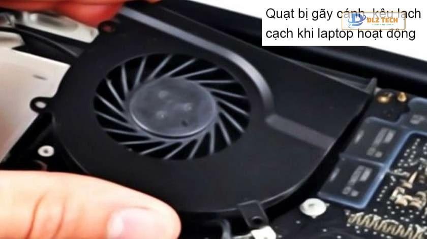 Quạt bị gãy cánh hay hư hỏng gây ảnh hưởng đến nhiệt độ CPU